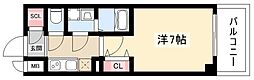 S-RESIDENCE名駅North2 1Kの間取図画像