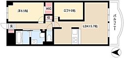 レジデンス光和-2 1SLDKの間取図画像