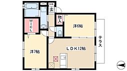 River East 北畑 B 1階/-