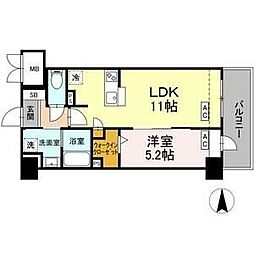 ウインナーワルツ名駅 1LDKの間取図画像