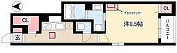 ブリーズ 1Kの間取図画像