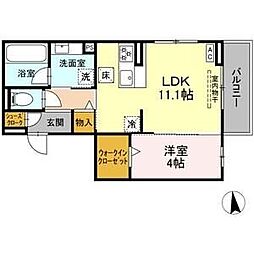 annamarie F(アンナマリーエフ) 1LDKの間取図画像