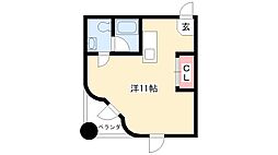 BIANCASA水主町 ワンルームの間取図画像