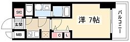 S-RESIDENCE名古屋菊井aline 1Kの間取図画像