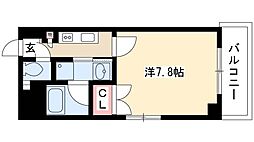 RESIDENCEKANAYAMASQUARE 1Kの間取図画像
