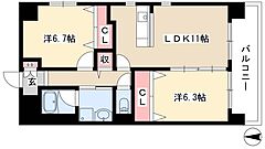 物件の間取り