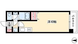 KDXレジデンス神宮前 ワンルームの間取図画像