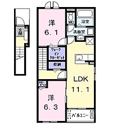 シャンヴェール 2階