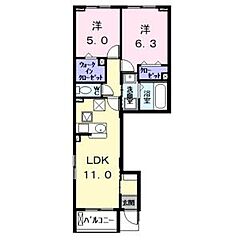 物件の間取り
