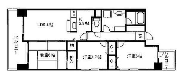 コムクオーレ 301｜京都府京都市中京区福長町(賃貸マンション3LDK・3階・66.62㎡)の写真 その1