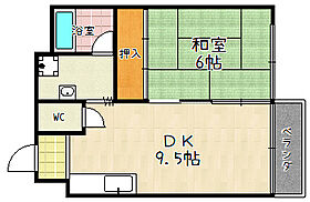 葵マンション 405 ｜ 京都府京都市山科区上花山久保町57（賃貸マンション1DK・4階・35.47㎡） その2