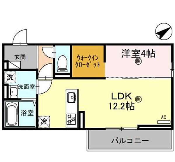 アリア大江 102｜滋賀県大津市大江1丁目(賃貸アパート1LDK・1階・41.86㎡)の写真 その2