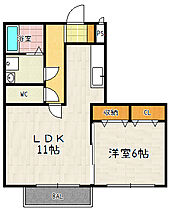 リビングタウン瀬田　A棟 101 ｜ 滋賀県大津市大江2丁目25-27（賃貸アパート1LDK・1階・43.64㎡） その2