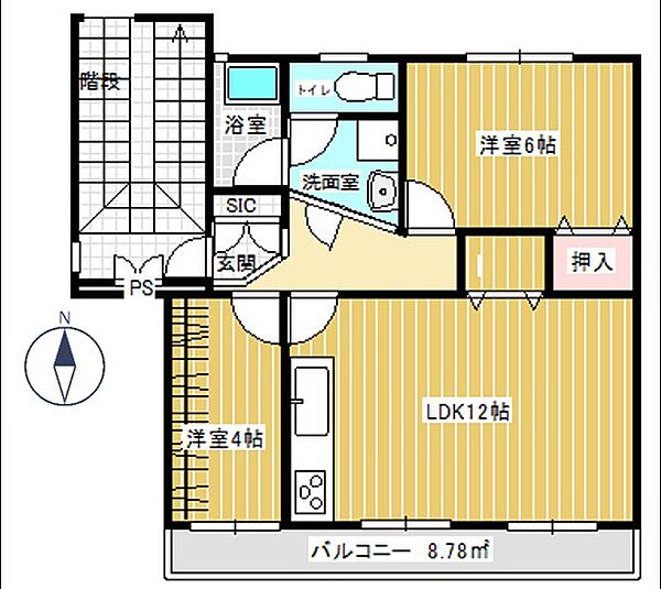 間取りを拡大表示