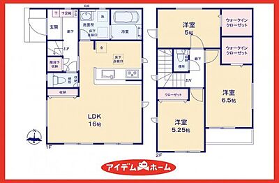 間取り：2号棟　間取図