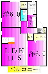 ヴィルヌープII 2階/202