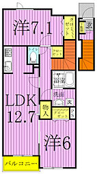 ミーテ・コッリーナA 2階