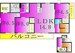 ボナールメゾンII 2階