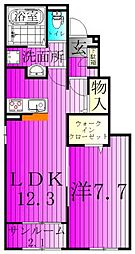 ベル・コリーヌA 1階/-