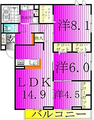 物件の間取り
