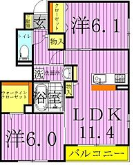 物件の間取り