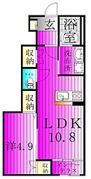 オハナ(OHANA) 1LDKの間取図画像