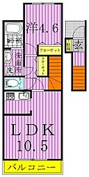 ドロイトMS 1LDKの間取図画像