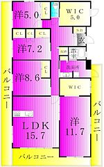 物件の間取り