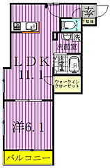 物件の間取り