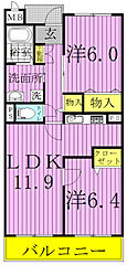 物件の間取り