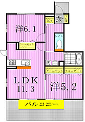 物件の間取り