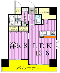 果樹園ST 1LDKの間取図画像