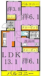 テレパレス柏てるて 北街区 2号棟 1階