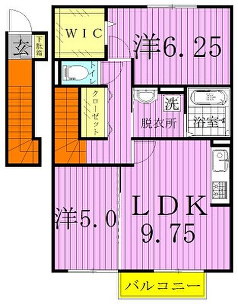 プランドール　C棟 201｜千葉県柏市手賀の杜５丁目(賃貸アパート2LDK・2階・59.05㎡)の写真 その2
