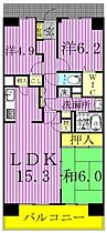 白井ロジュマン 1306 ｜ 千葉県白井市冨士151-2（賃貸マンション3LDK・13階・76.27㎡） その2