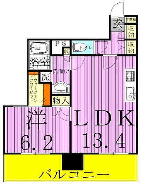 パークシティ柏の葉キャンパス　ザ・ゲートタワー　ウエスト 1412｜千葉県柏市若柴(賃貸マンション1LDK・14階・47.67㎡)の写真 その2