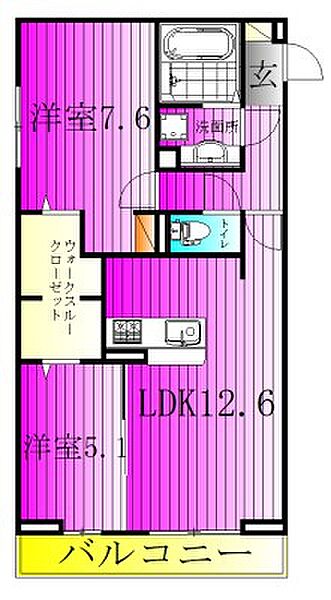 フォーリアB 302｜千葉県柏市正連寺(賃貸アパート2LDK・3階・60.16㎡)の写真 その2
