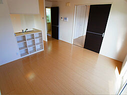 ハウス四季 201 2階2LDKのリビング/ダイニング