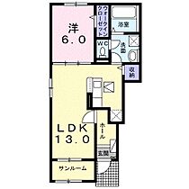 ヴィオレッタ 101 ｜ 茨城県古河市鴻巣769番地206（賃貸アパート1LDK・1階・50.01㎡） その2