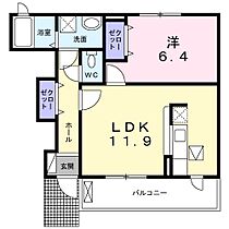 エテルノ　サンシャイン 102 ｜ 栃木県栃木市薗部町４丁目1番52号（賃貸アパート1LDK・1階・45.12㎡） その2