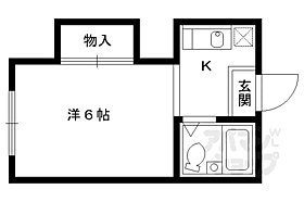 第1中原グリーンハイツ 211 ｜ 京都府京都市西京区大枝沓掛町（賃貸アパート1K・2階・18.00㎡） その2