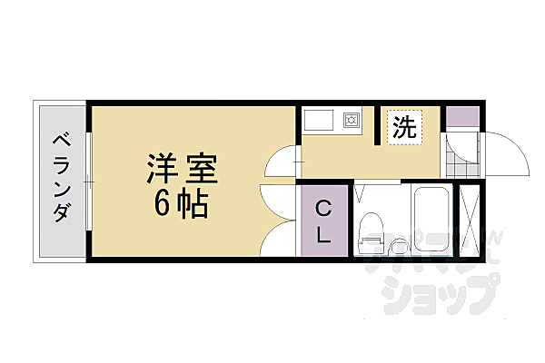 フレグランス東向日 307｜京都府向日市寺戸町西田中瀬(賃貸マンション1K・3階・17.20㎡)の写真 その2