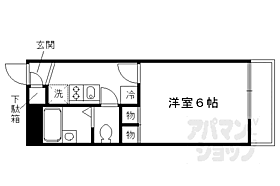 京都府京都市伏見区羽束師鴨川町（賃貸アパート1K・2階・19.87㎡） その2