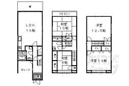 桂徳大寺町貸家