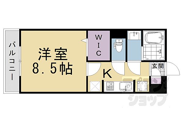 エトワールシャトレ ？-305｜京都府京都市西京区川島野田町(賃貸アパート1K・3階・30.03㎡)の写真 その2