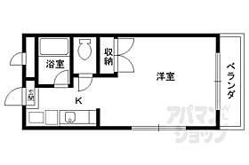 グロリアハイツ 203 ｜ 京都府長岡京市長岡2丁目（賃貸マンション1K・2階・18.56㎡） その2