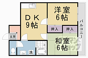 メゾンドール東条 303 ｜ 京都府長岡京市奥海印寺東条（賃貸マンション2LDK・3階・45.62㎡） その2