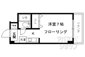 京都府京都市右京区西京極北裏町（賃貸マンション1K・3階・20.70㎡） その2