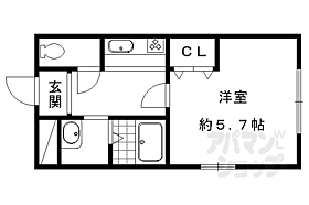 シャルールくちど 103 ｜ 京都府京都市西京区樫原口戸（賃貸アパート1K・1階・21.30㎡） その2