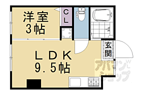 京都府京都市右京区花園伊町（賃貸マンション1LDK・4階・26.10㎡） その2